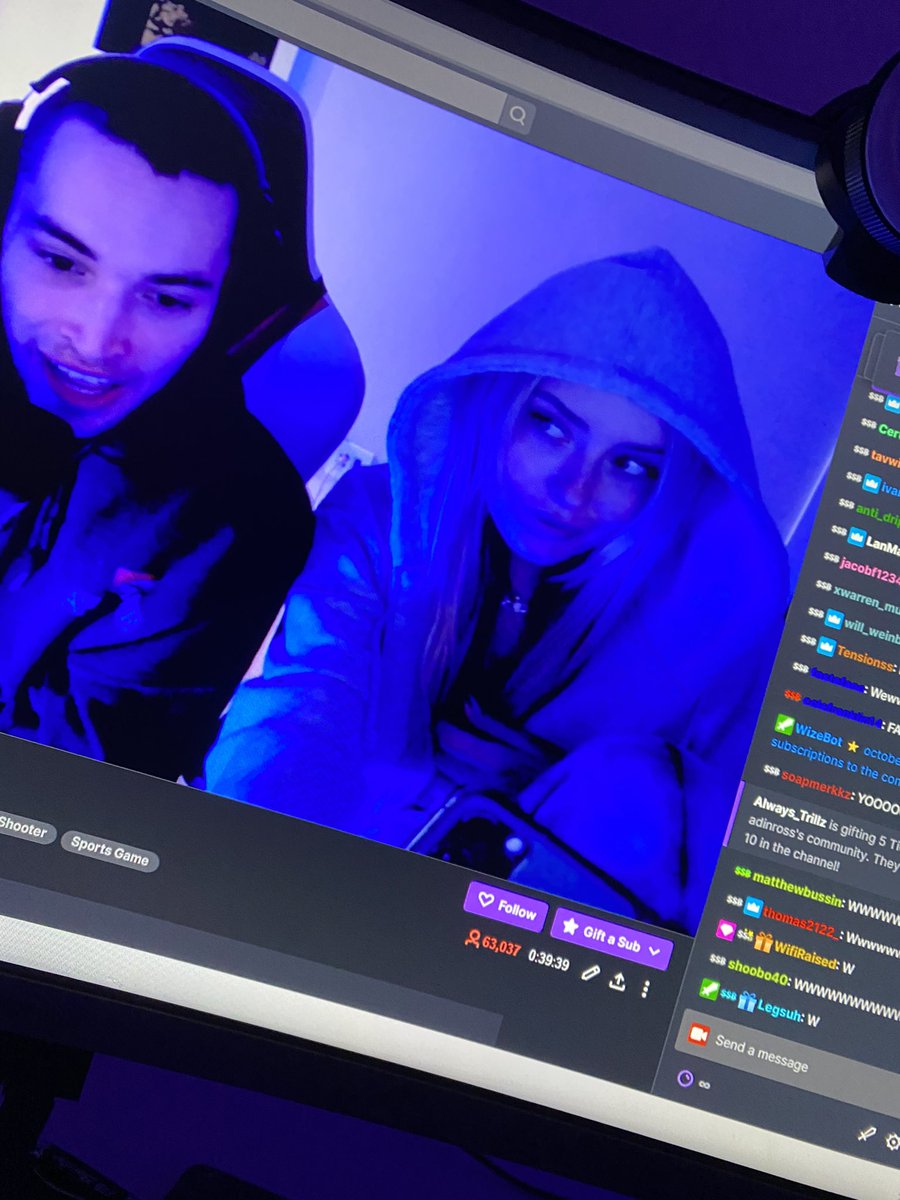 63,000 LIVE VIEWS RN. NUMBER ONE ON TWITCH TUNE IN NOW. HISTORY BEING MADE - shout out <a href="/CorinnaKopf/">corinna kopf</a>