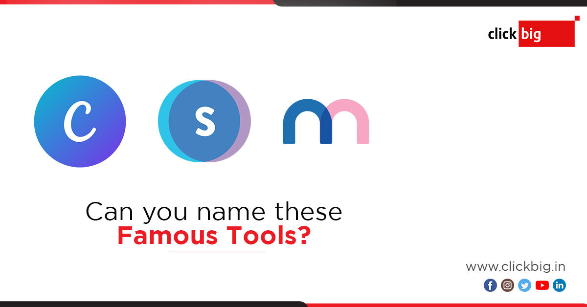 ClickBigAgency's tweet photo. Are you a digital marketer? 
If yes,
Can you name this famous tools?

#digitalmarketingindia #digitalmarketing101 #digitalmarketingcourse #toolsinstagram #tools #socialmediatips #socialmediamanager #socialmediamanagement #socialmediaguru #socialmediatraining #youtube #marketing https://t.co/L99g5A4Hdm