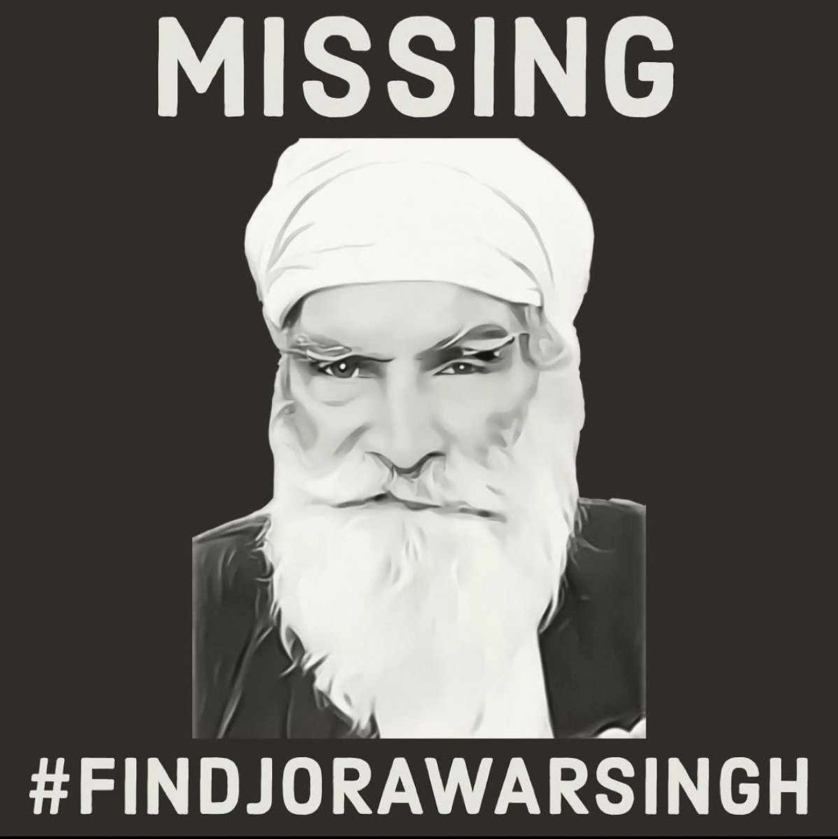 HeerkaurJ's tweet photo. Keep this bapu jee in your prayers!! Hope he return soon!! If anyone have any idea about him. Please contact his family!! #FarmersProtest https://t.co/u2Jz3V50hz