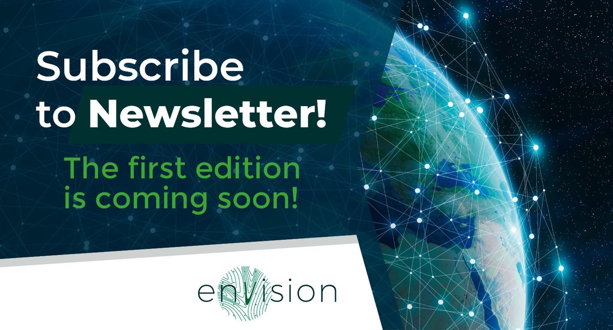 📢 Don't forget to subscribe to the ENVISION Newsletter and follow the news on how we will change agricultural practices with EO observation services!

✍🏻 Subsrcibe now: envision-h2020.eu

#earthobservation #agriculture #monitoring #farming #payingagency #certificationbody