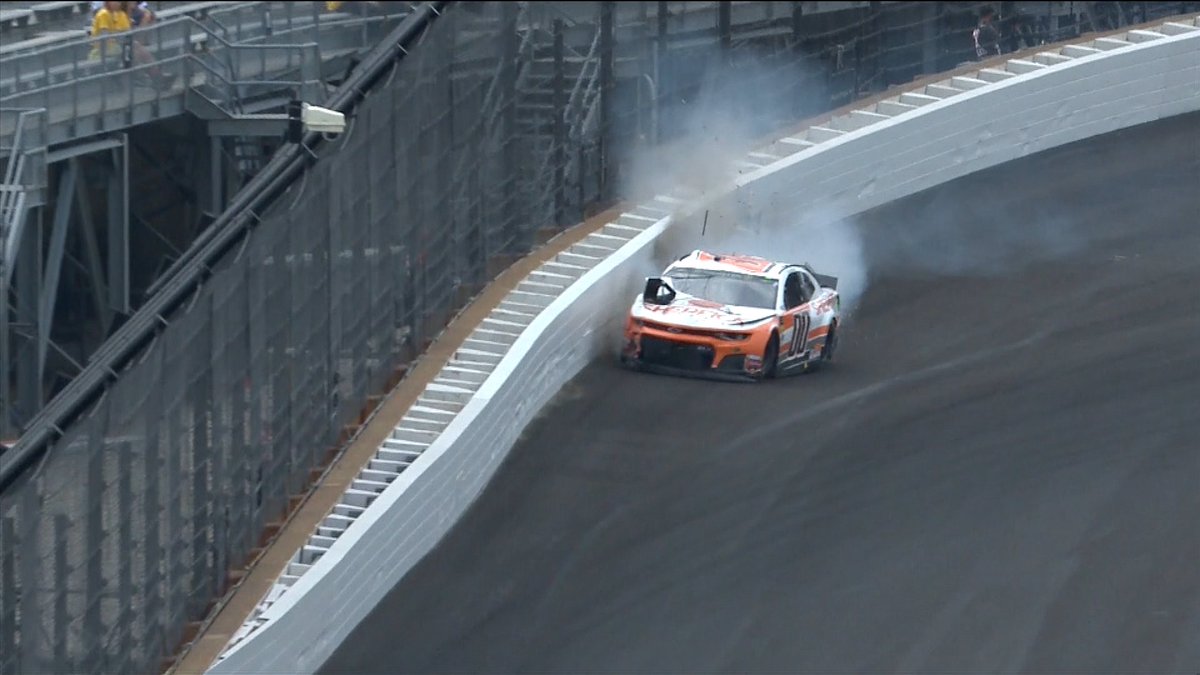 The 2019 and 2020 Brickyard 400’s both featured a number of crashes similar to what Jr experienced by all accounts. These impacts to me are more concerning than crashes that look more dramatic.