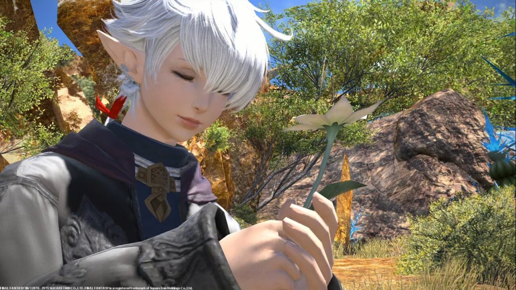 17. The white hair girl of the day is Alisaie Leveilleur from Final Fantasy ...