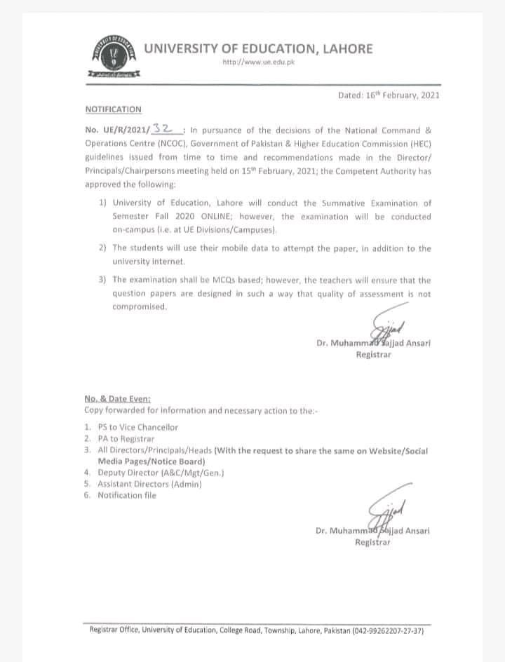 Farhan_chemist's tweet photo. Biggest fraud of Universities History
#UeinsWantOnlineExamsFromHome
#KeepYourWords
#ImproveQualityTeaching
#DontPromotProtests
#StudentsAreVictims
#BiggestScamOfUE https://t.co/tpqMZbjeZW