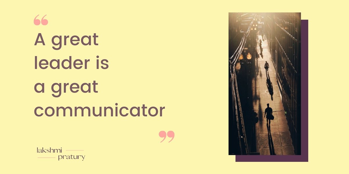Communication is one of the most crucial and often neglected key aspects of leadership. 

#Leadership #Leader #Communication #Leaders #stories