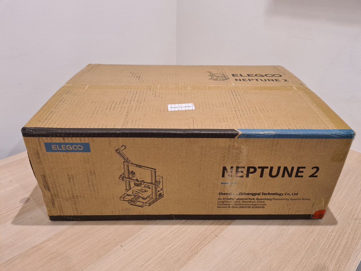 3DSerialTesteur's tweet photo. Et voilà la Elegoo Neptune 2 reçue ! 

Nouvelle imprimante FDM (ender3 like) qui sera vendue via Amazon à seulement 150€ !

On va tester ça ce week-end 🙂
@Elegoo_Official #elegoo #3dprinting #fdm #3dprinter #impression3d https://t.co/uNurKS9XO8