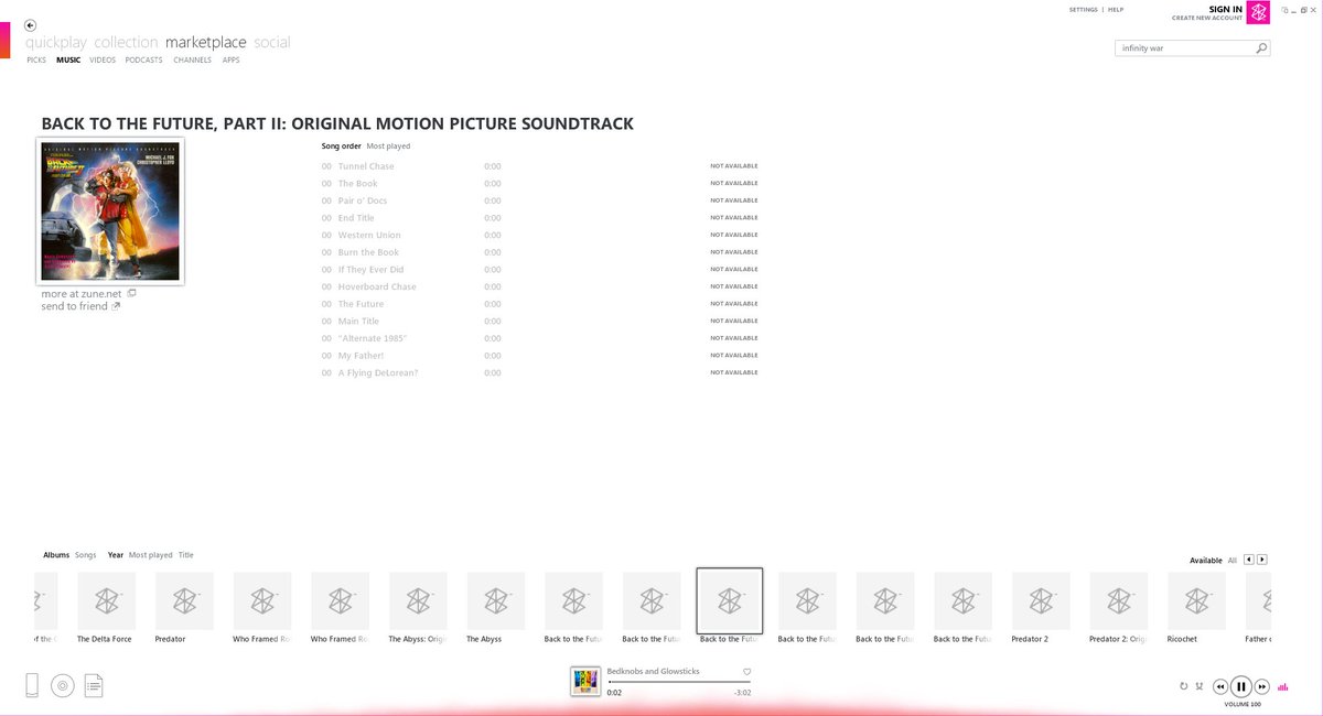 YoshiAskharoun's tweet photo. Who said Zune was dead? This is the real Zune Software v4.8, with no patches made. The data you see is from @MusicBrainz (thanks guys!). There's something surreal about seeing current data in a UI that likely hasn't been seen since 2014 https://t.co/jCw22eAEz2