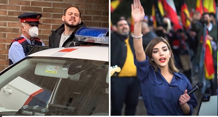 Candeliano's tweet photo. En España te pueden encarcelar por poner urnas o cantar, pero recordad: no hay presos políticos y hay libertad de expresión para que los nazis puedan incitar al odio antisemita. https://t.co/EqWyhSYrNG