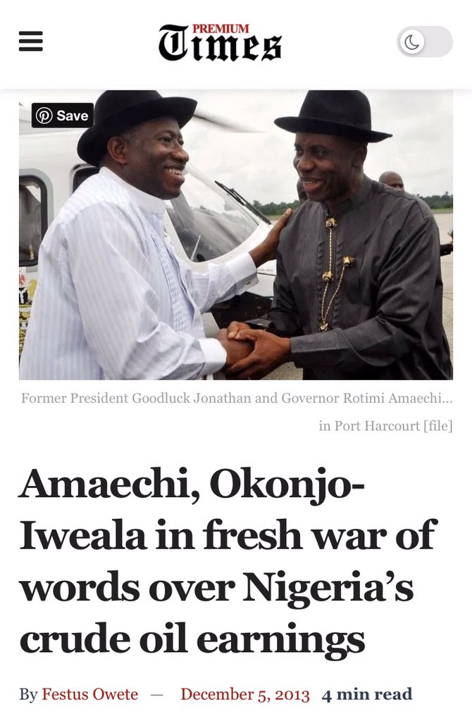 6. But Chubuike Amaechi, Adams Oshiomole, El-Rufai, etc, did not let her breath. Only Peter Obi supported her bid to save for the rainy day.NGF squandered all the money, they shared everything at FAAC, emptied our Sovereign Funds, then turned around & accused NOI of corruption.