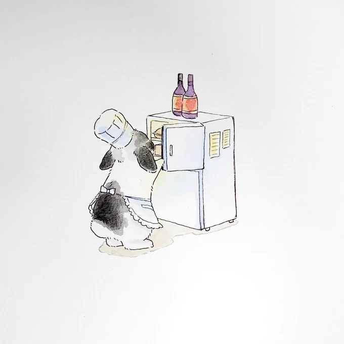 ?うさぎさんCafeの厨房☕

ここに

おやつ隠してたんだけどなぁ～? 