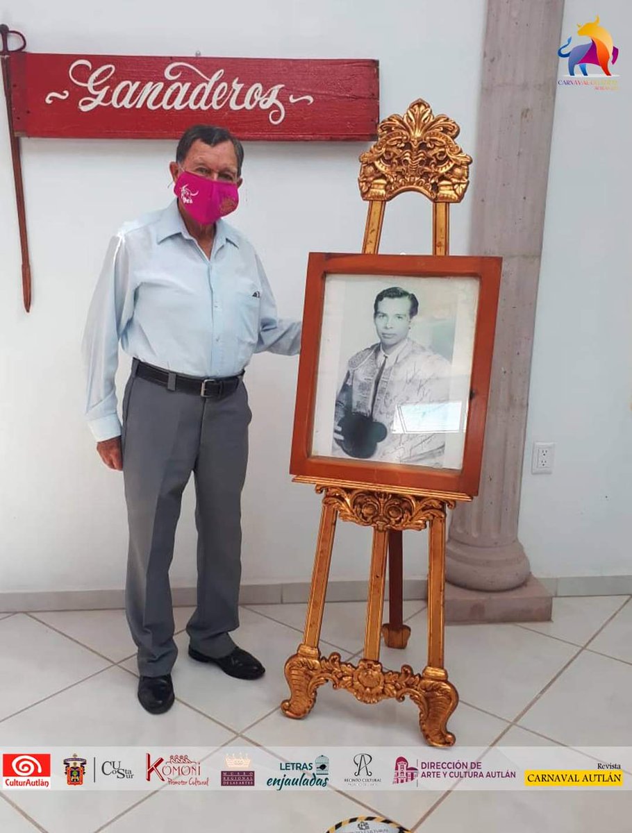 AutlanCultural's tweet photo. Octavo día, dedicado al torero Autlense y Director del la escuela taurina municipal, el Mtro #PedroRosas "#ElAutlán" https://t.co/pWp8YXLd1T