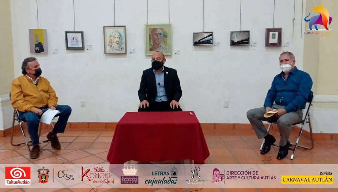 AutlanCultural's tweet photo. El #callejóndelvicio.
Origen, importancia y perspectivas a futuro.
Una conversación entre los maestros #JavierJorgeBoyzo Nolasco y #JesúsMedinaGarcía y el #cronistadeAutlán #GuillermoTovar. https://t.co/ICqBJaK2BK