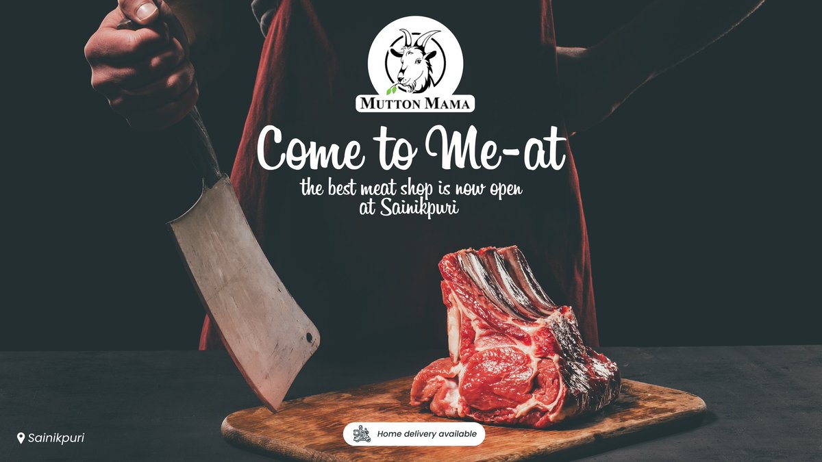 Muttonmama1's tweet photo. The choicest of fresh meat has now arrived in your town. Walk in to shop or place your order to get it delivered to your home.

#MuttonMeat #FreshMeat #Chicken #BookNow #Muttonmama https://t.co/o0sacAc91y