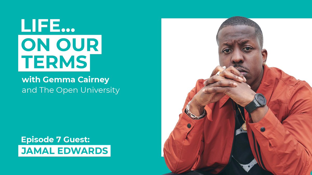 Gemma Cairney (@gemcairn) on Twitter photo This week on Life...On Our Terms with <a href="/OpenUniversity/">The Open University</a> I’m joined by entrepreneur <a href="/jamaledwards/">Jamal Edwards MBE, MBA</a>! Hear about his journey from SBTV to MBE, how he stays hungry for knowledge and is open to challenges. We can all take a leaf out of Jamal's book! Tune in here podfollow.com/1545634052/epi… This week on Life...On Our Terms with <a href="/OpenUniversity/">The Open University</a> I’m joined by entrepreneur <a href="/jamaledwards/">Jamal Edwards MBE, MBA</a>! Hear about his journey from SBTV to MBE, how he stays hungry for knowledge and is open to challenges. We can all take a leaf out of Jamal's book! Tune in here podfollow.com/1545634052/epi…