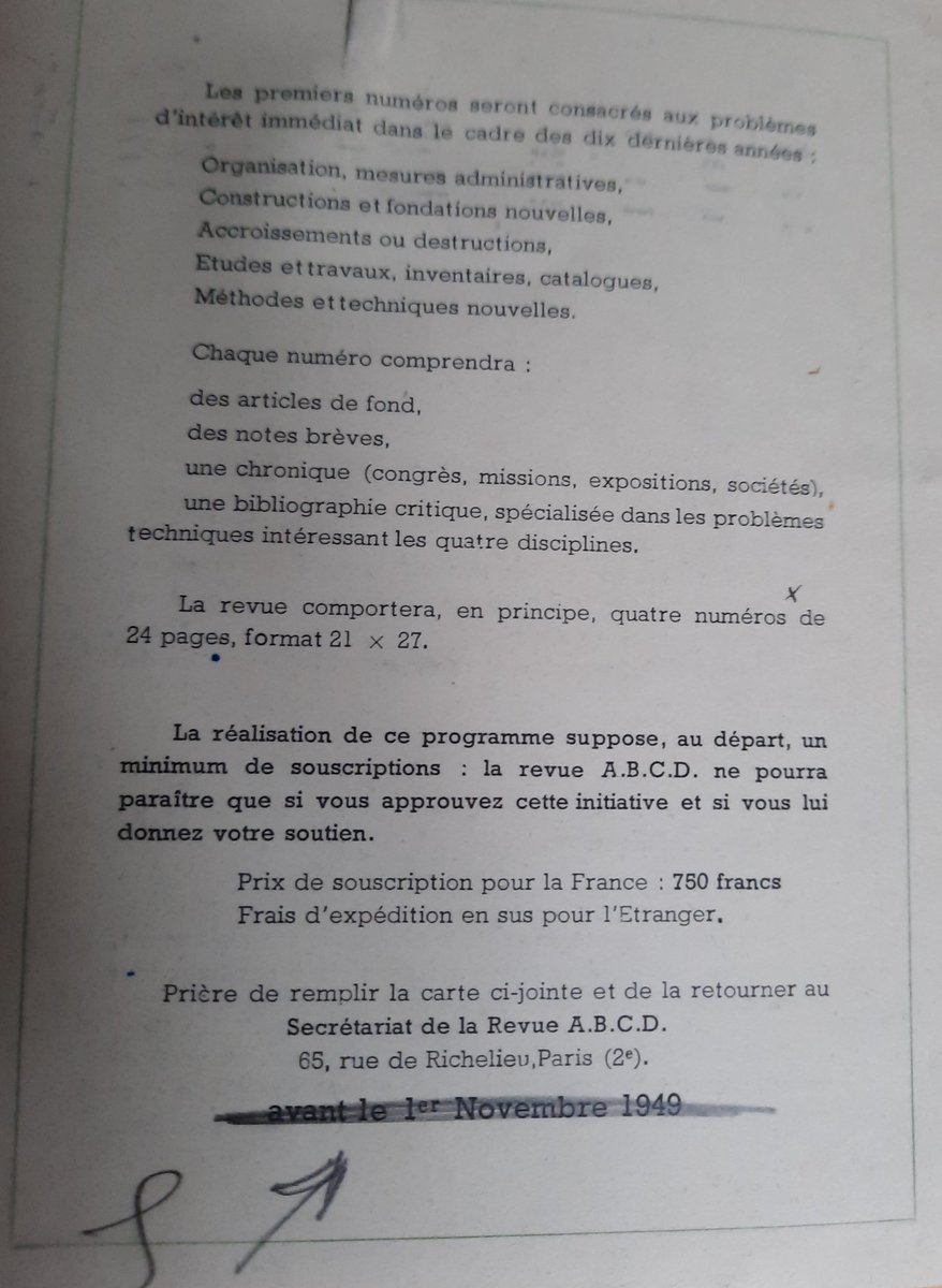 iabdfr's tweet photo. #incroyable! #ABCD Entre 1948 & 1952, une revue fédérait "Archives, Bibliothèques, Collections, Documentation" ! L'inter-associations est encore une idée neuve en France... "Destinée à tous ceux qui désirent s'informer sur : la situation des dépôts et des collections (...), (1/3) https://t.co/W0IYs4h6Yx