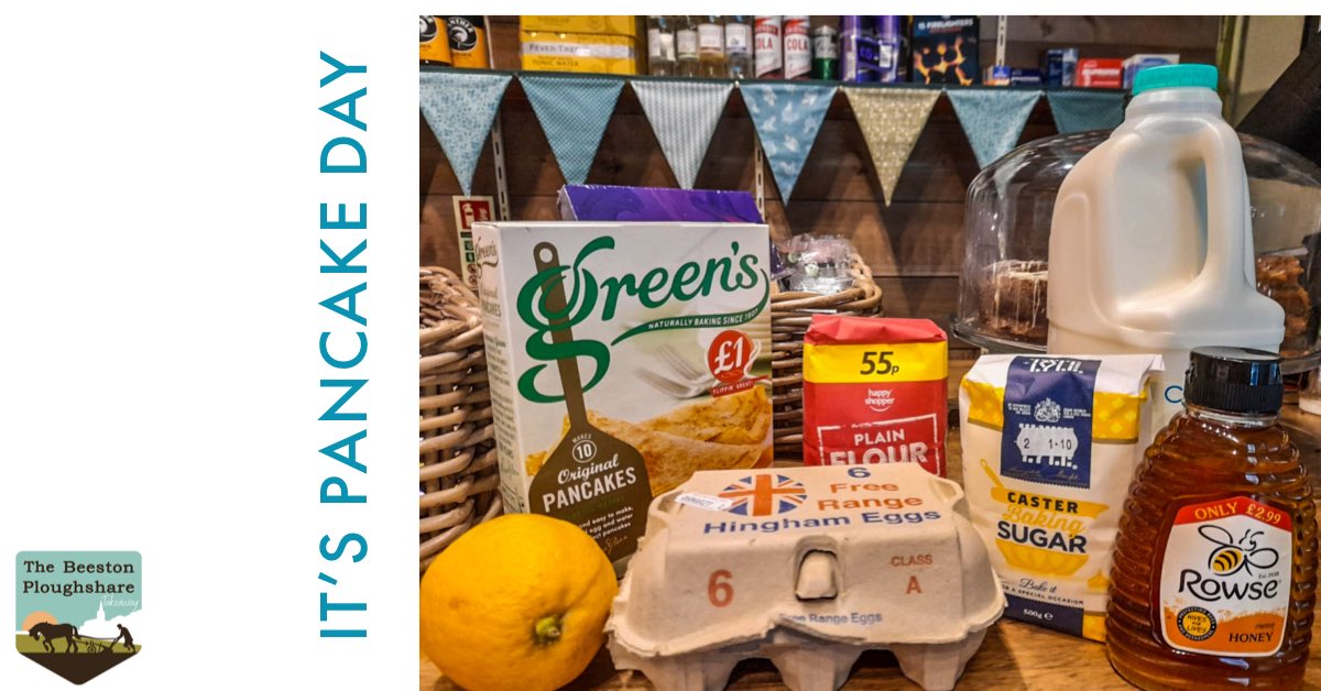 Good morning, it’s Pancake Day (Shrove Tuesday) and we have everything you need in the shop, to create delicious flippin’ pancakes!

What’s your favourite topping?