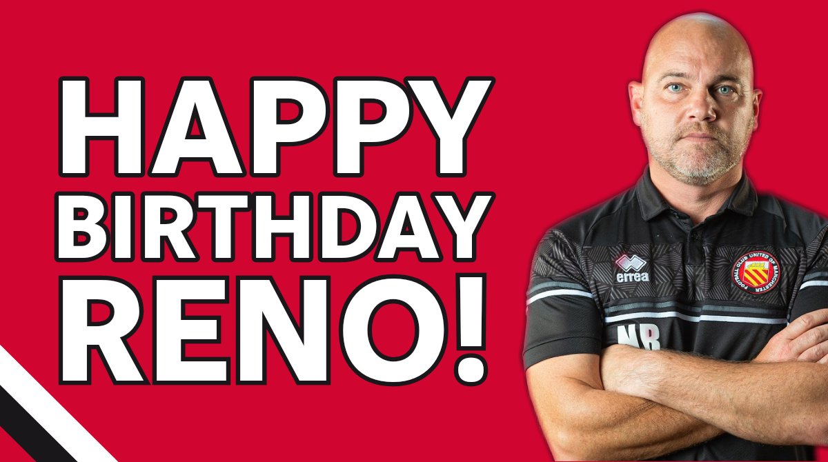 FC United of Manchester 🟥⬜⬛ (@fcunitedmcr) on Twitter photo All at FC United of Manchester would like to wish our manager @nreno1977 a fantastic birthday today! 🎉🍰🎂
Have a great day Reno!
🔴⚪⚫
#FCUM All at FC United of Manchester would like to wish our manager @nreno1977 a fantastic birthday today! 🎉🍰🎂
Have a great day Reno!
🔴⚪⚫
#FCUM