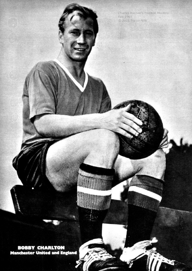 From #CBFM Feb 1961 issue. Early pic of Bobby Charlton #MUFC