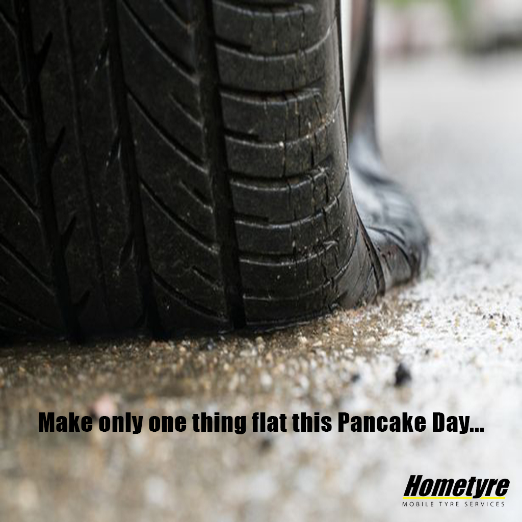 Don't forget it's #PancakeDay today! The one thing which is meant to be flat... not your #tyres! Remember with all the rain this makes seeing potholes and bumps in the road hard to see. hometyre.co.uk #hometyre #pancakes #PancakeTuesday #tuesdaymotivations