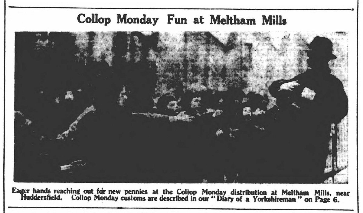 HuddExposed's tweet photo. "Pray Dame a Collop!"
Oops -- totally forgot about it being #CollopMonday yesterday! You can read more about this old tradition and its resurrection in Meltham here:
https://t.co/Uqo9JCSFd8
https://t.co/2w9uHWJ1Bt
https://t.co/aMXZ8uvhoN https://t.co/9dmzEoOe6O