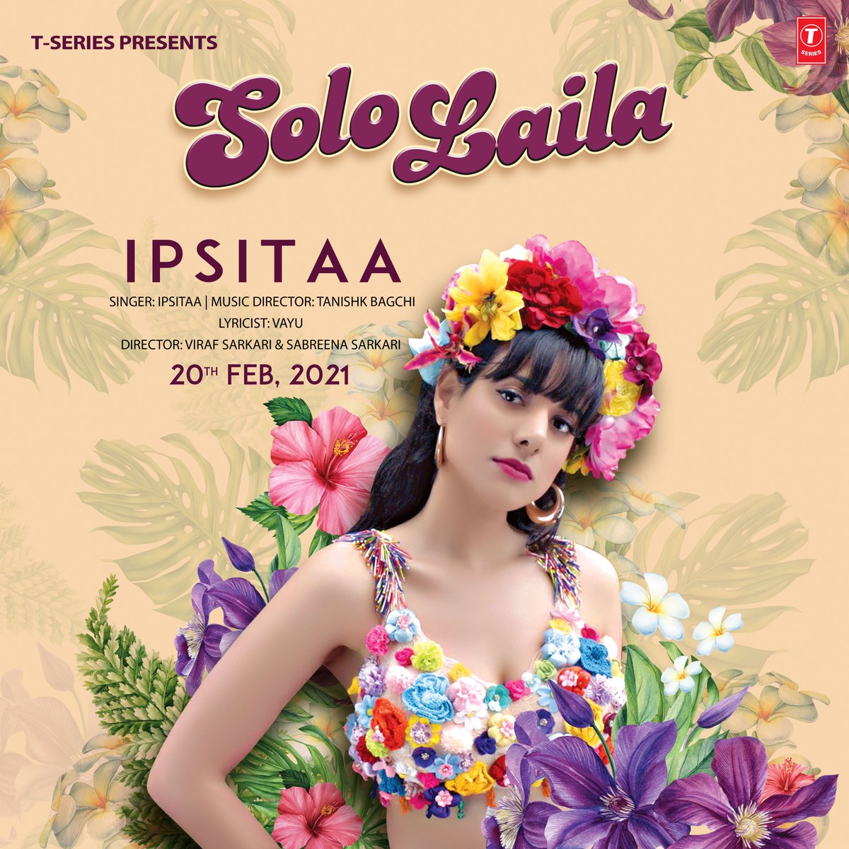 Ipsitaa (@ipsitaaofficial) on Twitter photo Let your hair down, all you single ladies! The biggest hit of the year awaits you! I'm releasing my new song #SoloLaila. Stay tuned 🥳 <a href="/TSeries/">T-Series</a> <a href="/tanishkbagchi/">Tanishk Bagchi</a> <a href="/purevayu/">Vayu</a> <a href="/virafsarkari/">Viraf Sarkari</a> <a href="/WizcraftIndia/">Wizcraft India</a> <a href="/VijayGanguly/">Vijay Anil Ganguly</a> Let your hair down, all you single ladies! The biggest hit of the year awaits you! I'm releasing my new song #SoloLaila. Stay tuned 🥳 <a href="/TSeries/">T-Series</a> <a href="/tanishkbagchi/">Tanishk Bagchi</a> <a href="/purevayu/">Vayu</a> <a href="/virafsarkari/">Viraf Sarkari</a> <a href="/WizcraftIndia/">Wizcraft India</a> <a href="/VijayGanguly/">Vijay Anil Ganguly</a>