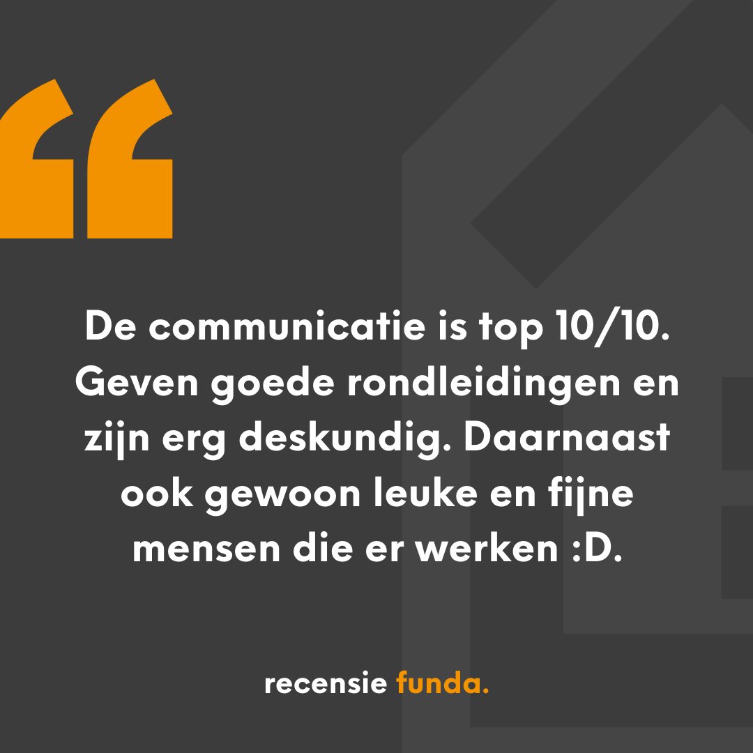 We ontvingen weer een mooie #recensie op #funda! 👍 #bedankt! #beoordeling #makelaarsbeoordeling #nvm #makelaar #vandereijkenmakelaardij #verstandvanverkopen #le #ookuwhuisverkopen #graagtotuwdienst