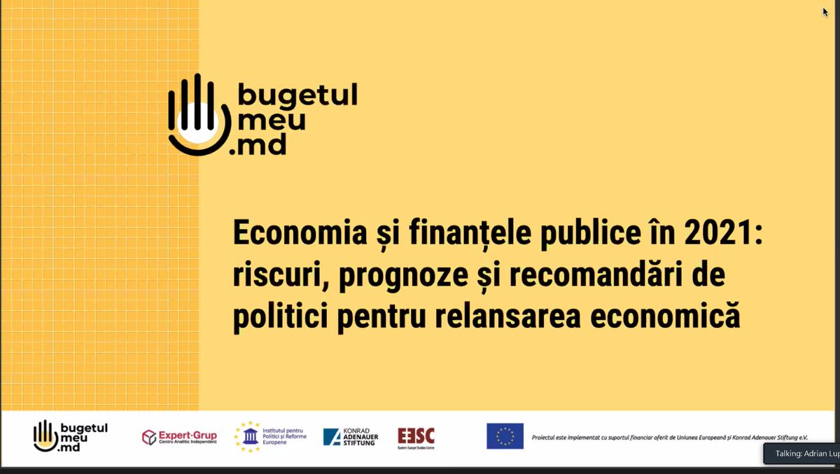EBA_Moldova's tweet photo. #EBA_Support #EBA_policy
#EBAMEMBERSADVOCACYSUPPORT
Happening now
EBA Moldova participates at the 22nd edition of the MEGA Conference (Moldovan Economic Growth Analysis): “The Economy and Public Finances in 2021: Risks, Forecasts and Policy Recommendations for Recovery". https://t.co/TBlUYMGrNO