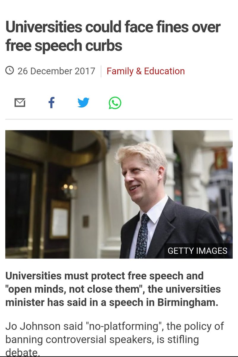 Free speech at unis is back in the news as fines might be levied against those who block speakers.This isn't the first time that the issues has come up...