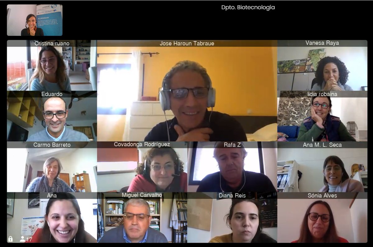 ITCCANARIAS's tweet photo. 👥Reunión online #MACBIOBLUE
👉Proyecto de cooperación en #BiotecnologíaAzul🌊que promueve la transferencia de tecnología a empresas para desarrollar nuevos productos a partir de especies nativas de #algas para su uso en #acuicultura🐟y nutrición humana💊
https://t.co/YyBWqClBwf https://t.co/DYjAVg7fdw