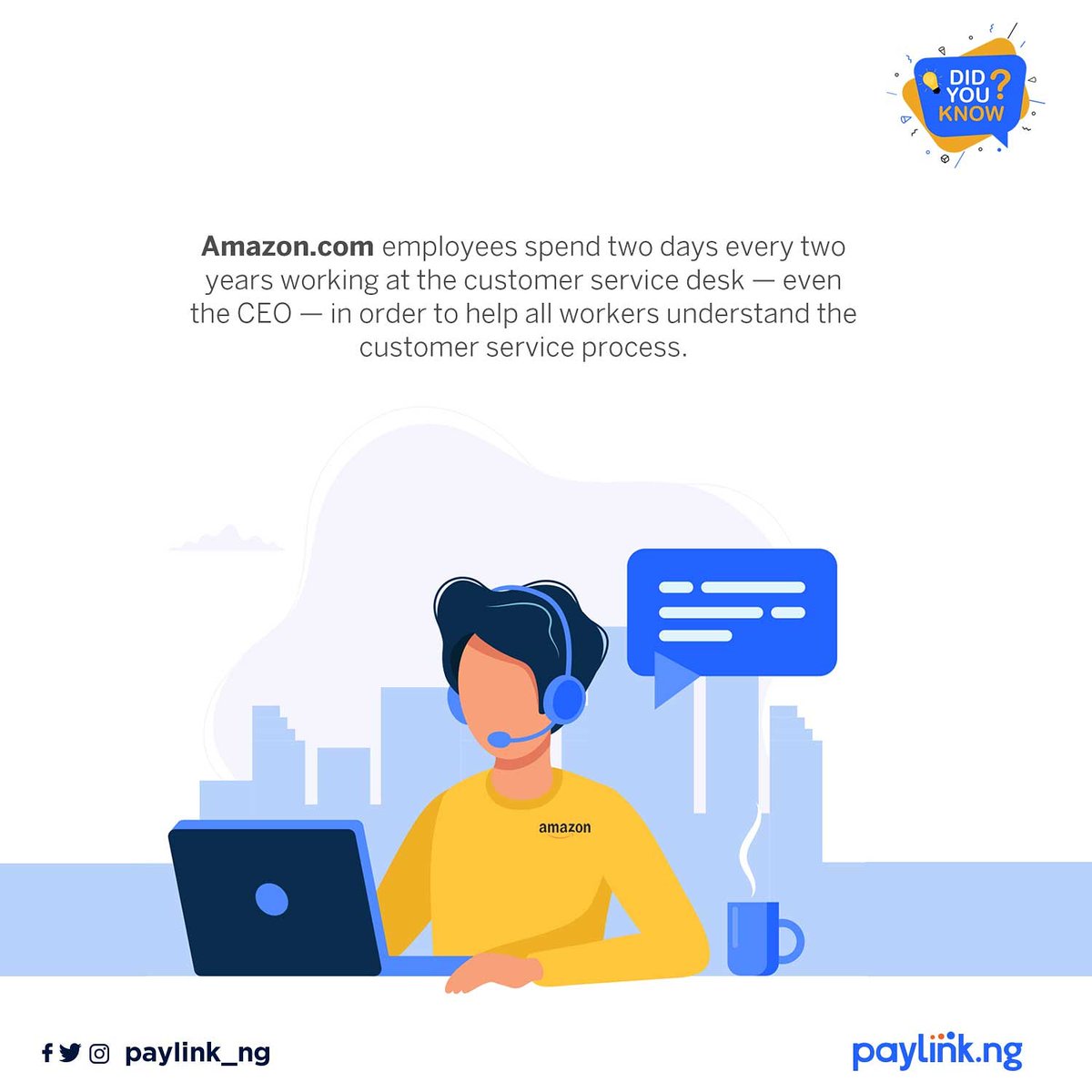 Paylink_Ng's tweet image. Do you run a business? If yes, then it is important never to lose touch with your customers👌
Remember, they are the reason why you are still in business😊 

#Tuesdayfact #PaylinkNg