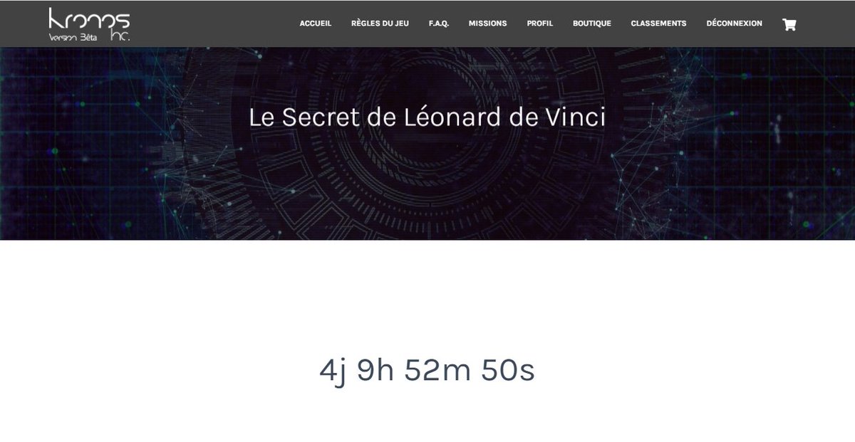 sulkymogen's tweet photo. Bon maintenant que le Défi 24h de #ZwolleLeJeu est terminé, on va se lancer dans un nouveau challenge.
Le Secret de Léonard de Vinci, un petit mois d'énigmes sur https://t.co/ncKqzOSG0W . Démarrage ce samedi ! #KronosInc https://t.co/D02KGVvj5P