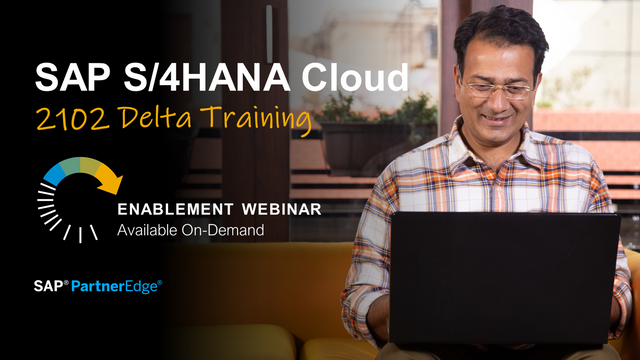 HaukeUlrich's tweet photo. Did you miss @SAP #S4HANA #Cloud 2102 Delta Training? No worries! Watch Replays On-Demand via #SAPPartnerEdge. Bookmark the blog and do not miss our 10th Edition. Stay Tuned! @SAPCloudERP @PaulRe25 https://t.co/jTuzrjyAL7 https://t.co/3lHP1186U2