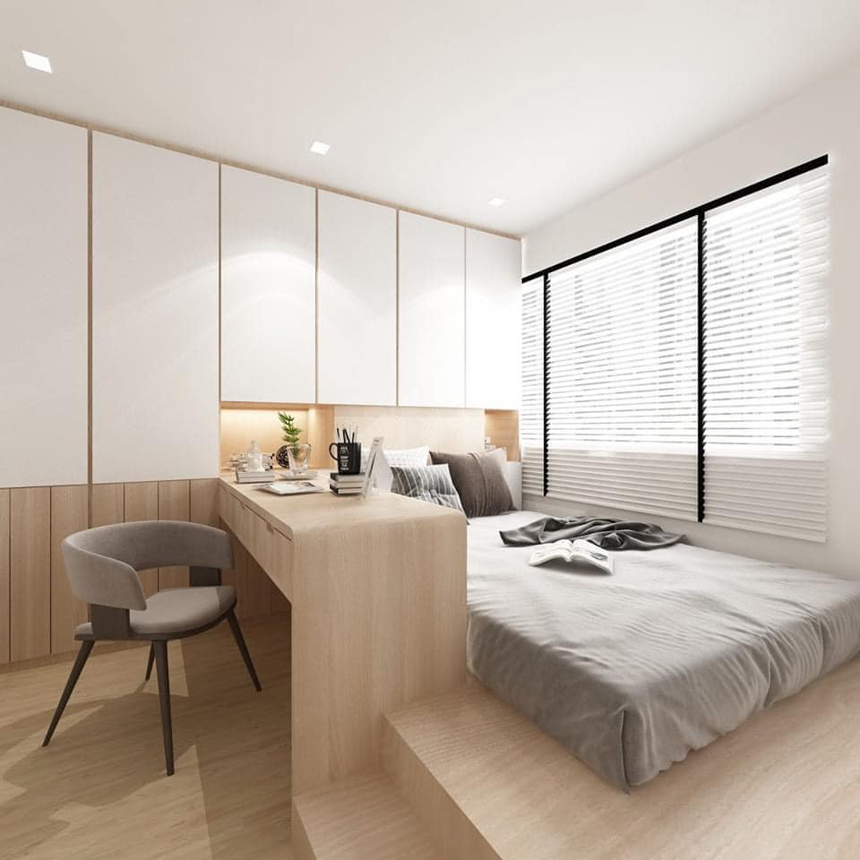 Konsep minimalis dan esensial yang diusung Japandi mendukung "zero clutter" yang menjadi alasan gaya ini sangat cocok diaplikasikan untuk ruang kecil atau ruang terbuka.(semua gambar dari berbagai sumber)