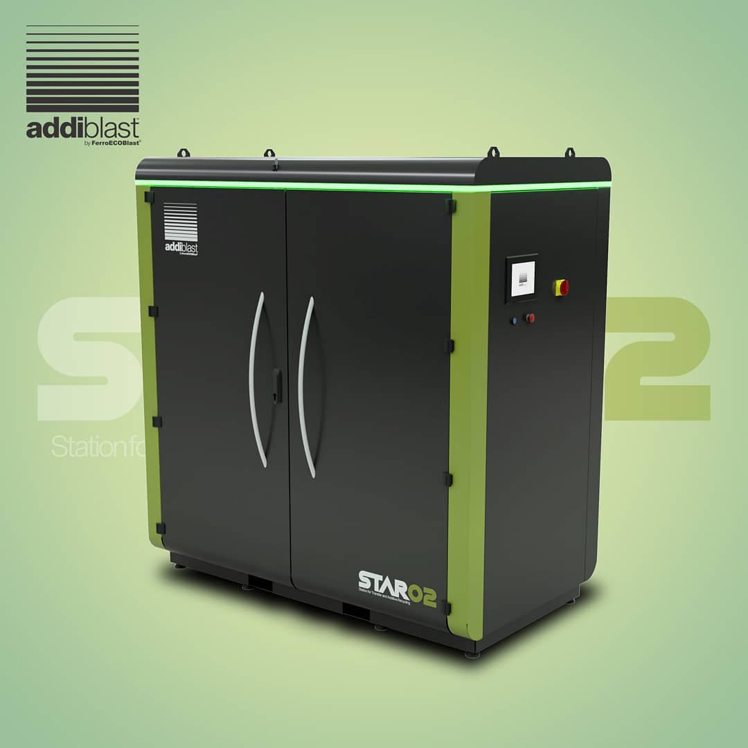 To successfully set up #AM production, powder quality is of utmost importance. Addiblast's STAR02 is the most advanced powder recovery and recycling system currently available. It can be connected to either your printer or a #depowdering system like MARS03, optimizing your costs.