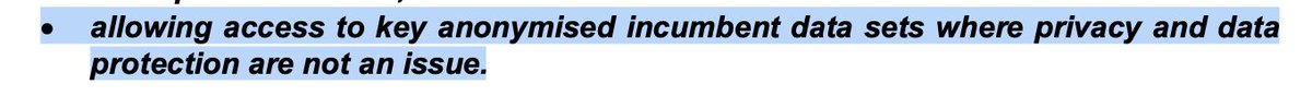 That plays into a range of data recommendations, including allowing access to key 'anonymised' datasets where privacy/data protection isn't an issueAnyone think we should be brave and open up map data? ;)