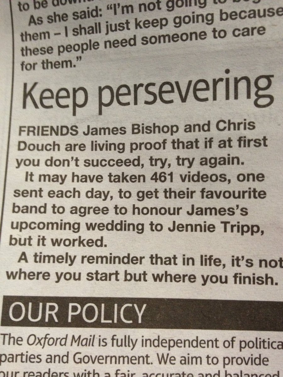 We were even the number two trending story on  @BBCNews  https://www.bbc.co.uk/news/uk-england-hampshire-18340256 and written about in The Sun  #hansonatmywedding