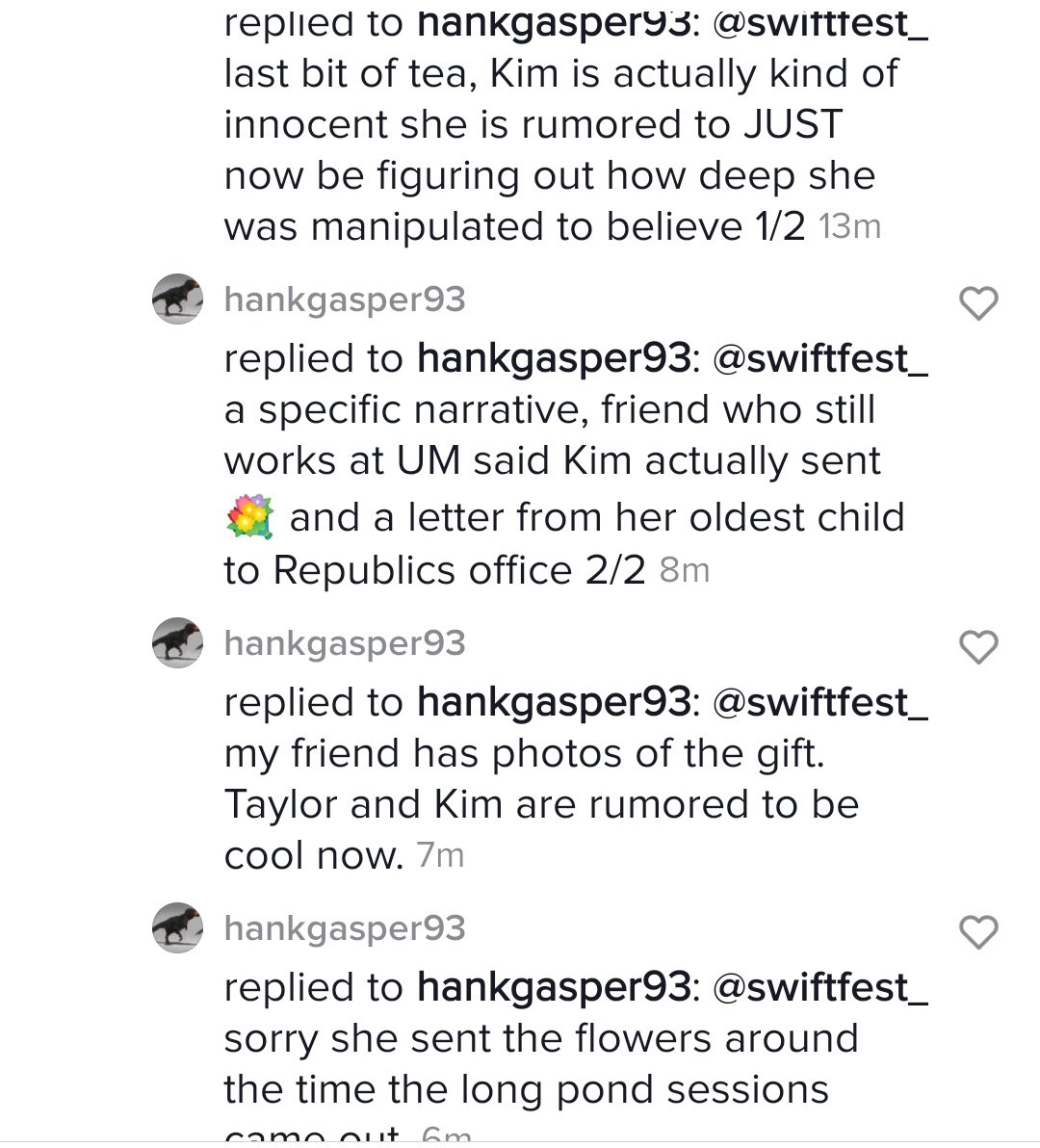 a supposed (ex) Universal Music Group employee shed some light about scooter and kim in the tiktok’s comments