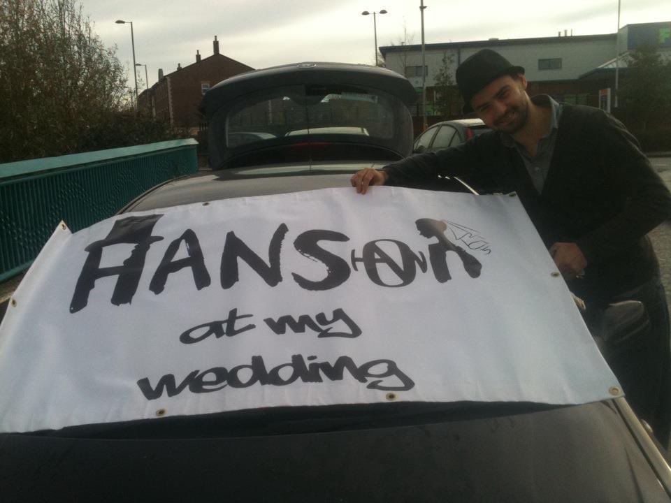 We guess there’s only one last thing to say...  @hansonmusic will you play at Bish’s 10 year wedding anniversary?  #hansonatmyweddinganniversary