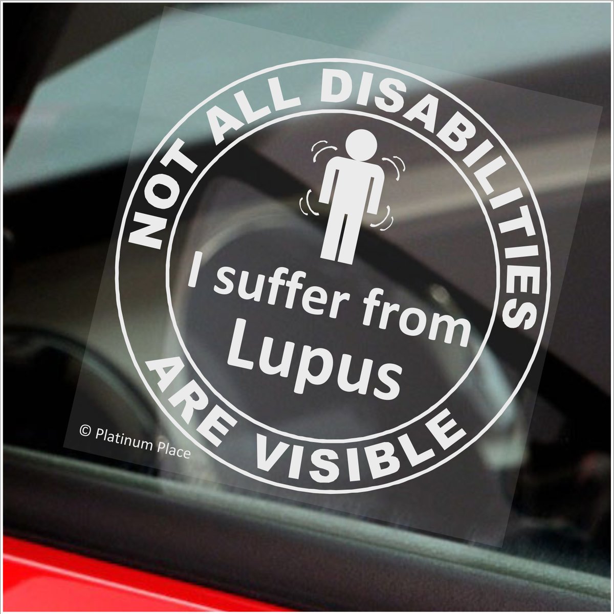 A new Sticker design, as requested by a Customer.

Not All Disabilities Are Visible - I suffer from #Lupus 

Available from:

eBay: bit.ly/LupusSticker
Webstore: bit.ly/LupusStickerPl…
Amazon: bit.ly/LupusStickerAm…

#tuesdaymotivations #disabled #DisabledPeopleDeserve
