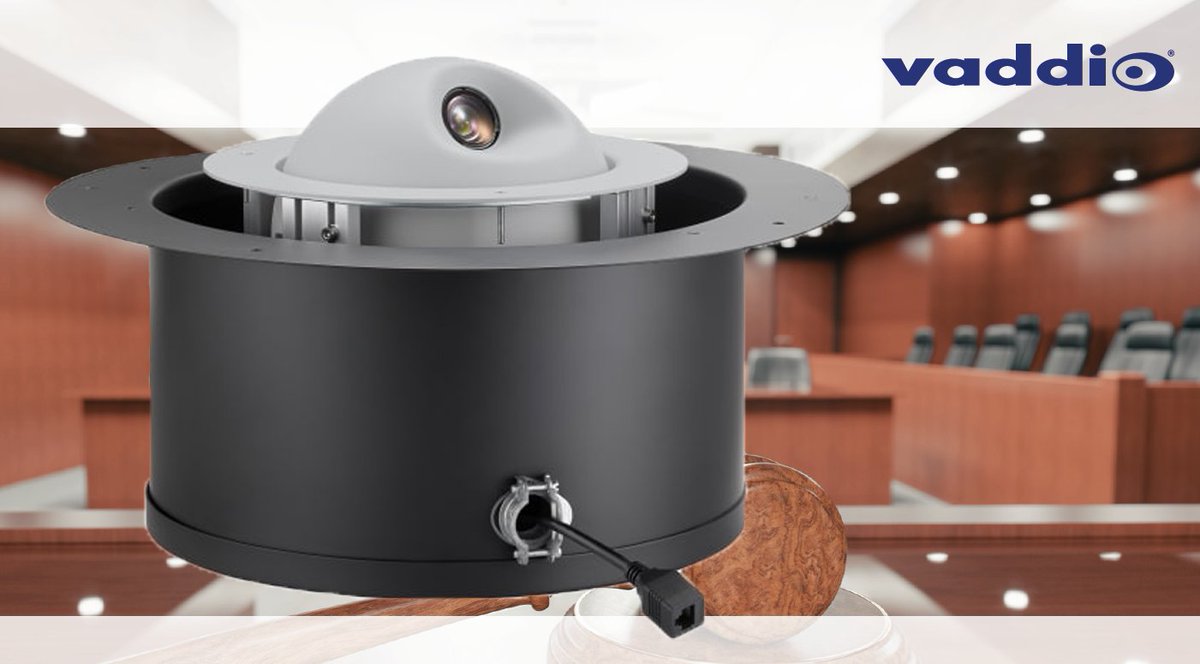 Vaddio heeft de RoboFLIP 30 HDBT toegevoegd aan zijn architecturale reeks camera's. De RoboFLIP 30 HDBT is een HD PTZ-camera die volledig in zijn verzonken plafondbehuizing kan worden gedraaid voor een vloeiend, onbelemmerd zicht: bit.ly/2MrWnVR