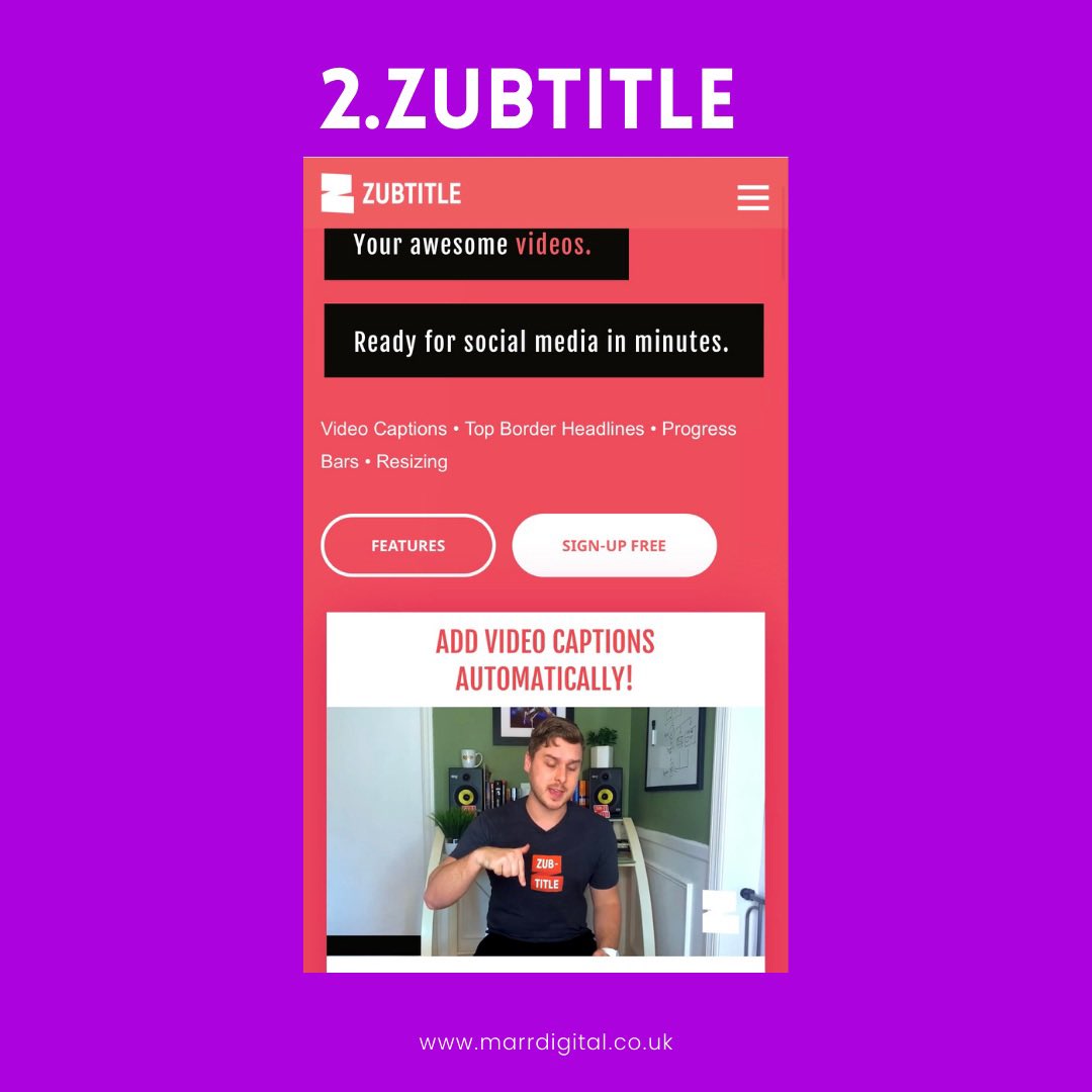 MarrDigital's tweet photo. When it comes to video you need #captions to truly engage your audience #SocialMediaLearning #socialmediamarketing #VideoMarketing https://t.co/fiOl46r2py