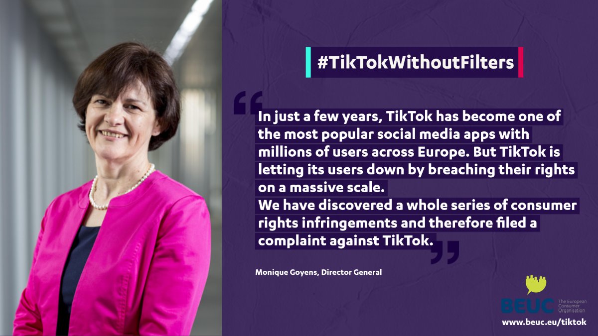 TikTok breaching users' rights “on a massive scale”