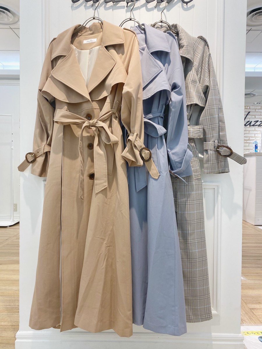 販売 フロントプリーツトレンチコート asakusa.sub.jp