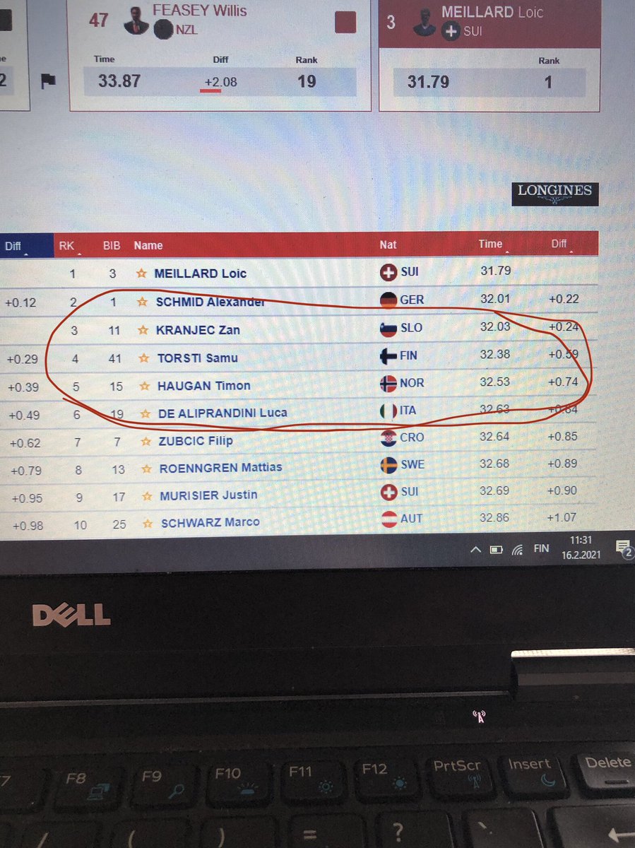Samu Torstilta hieno veto alpin MM kisojen avauksessa. Mukana 16 parhaan finaalivaiheessa alpin uudessa mitalilajissa parikilpailussa. <a href="/YLETV2/">YLE TV2</a> klo 14.50 #alppihiihto #cortinaMM