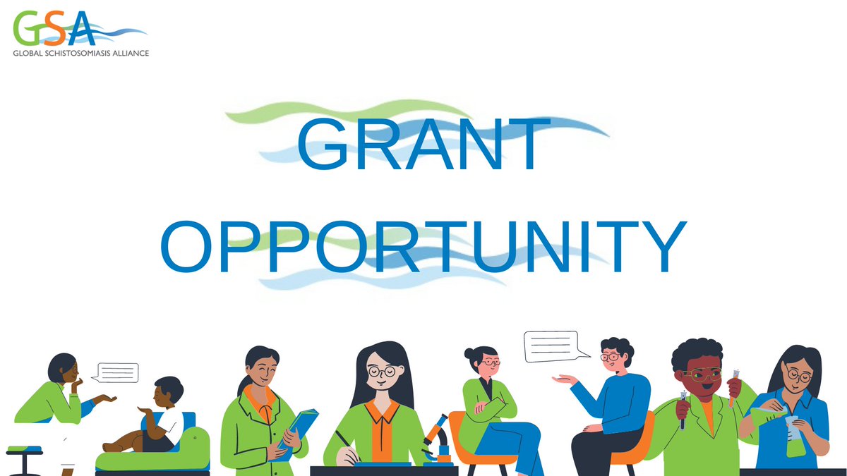 📢<a href="/RSTMH/">Royal Society of Tropical Medicine and Hygiene</a> #SmallGrants are open for applications! Last year they awarded 100+ grants, 6 for #Research in #Schistosomiasis 🙌
R U #EarlyCareer #Researcher looking to take that project off the ground? bit.ly/3jOlLBu
⌛15 April
#ResearchGrant #Grants  #BeatSchisto #BeatNTDs