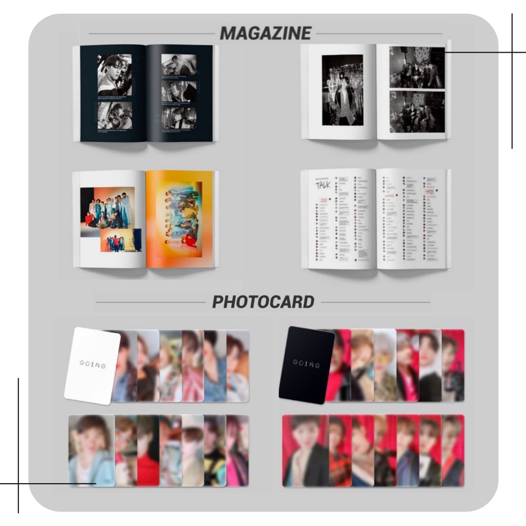 modu_shoppe's tweet photo. PRE-ORDER | #SEVENTEEN [GOING] MAGAZINE 🖤✨

♡ Price: P990
♡ 128 pages + 1 set of photocards

♡ Can order until soldout
♡ Terms: 50% DP; Balance after 30 days
♡ Release Date: 5/3/2021

♡ ETA: 4 weeks upon shipout in Korea

💌 DM us to order! ♡ #ModuShoppePHGO #PHGO https://t.co/allcvVxUE0