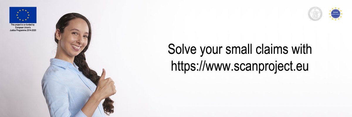 scaneuproject's tweet photo. Dealing with ESCP - European Small Claims Procedures is no longer a problem. With the EuSCPlatform it is quick and easy. Even Anna understood this and solved her small claims in no time. Visit https://t.co/4wlQv8TJSq  to know HOW to solve your claim

#smallclaim #escp #eujustice https://t.co/6bvD83Cs5F
