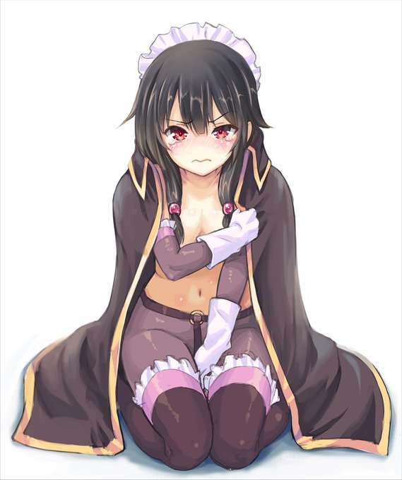 #見た人もなにか無言で黒い何かをあげる 