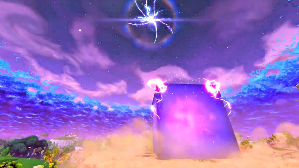 ExplorerLeaks's tweet image. A purple cube has appeared on the map! #Forntie leaks