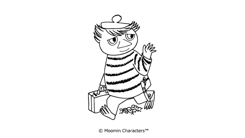 ムーミン公式 على تويتر ムーミンキャラクター紹介 トゥーティッキ おしゃまさん は冬の間 水あび小屋で暮らしています 物知りで 手先が器用 赤と白のしましまのセーターと ぽんぽんのついた帽子がトレードマーク モデルになったのは作者トーベの