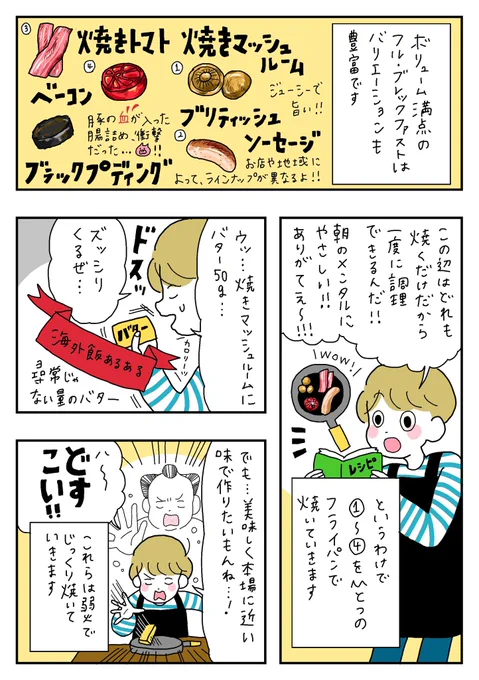 イギリスの朝ごはんを作ってみたよ??調理編・その2 